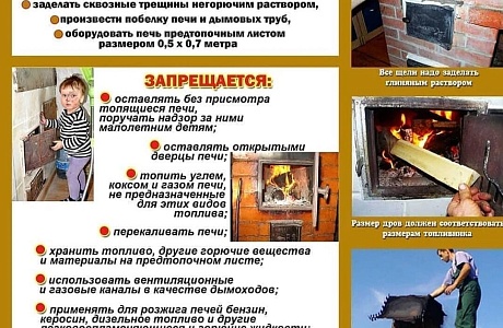 Требования пожарной безопасности к отопительным приборам