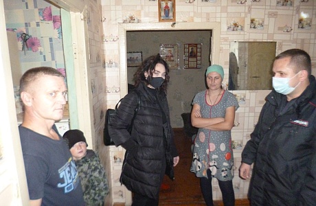 Посещение семей состоящих на различных видах учёта