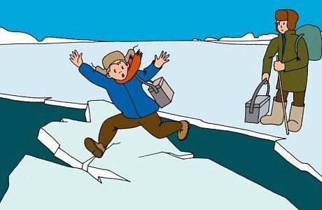 Памятка по безопасности людей на водных объектах в зимних условиях Памятка по безопасности людей на водных объектах в зимних условиях