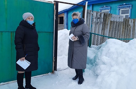 Межведомственный выезд в семьи села Малая Сердоба, находящиеся в социально опасном положении