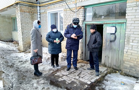 Выезд межведомственной рабочей группы по профилактике правонарушений Малосердобинского района в рамках проведения ОПМ "Условник"