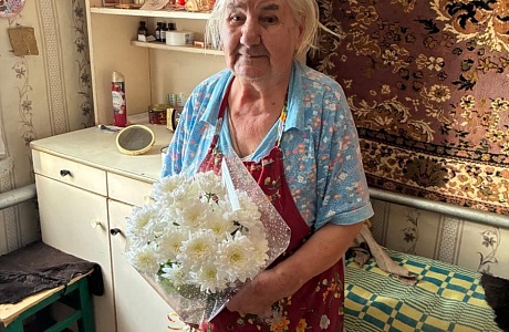 Жительница Малосердобинского района Екатерина Николаевна Назарова  отметила 98-летие 