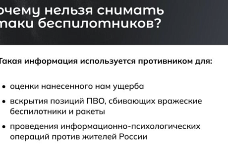 Правила поведения при угрозе атаки БПЛА