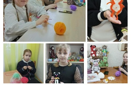 Увлекательные занятия вязания в Доме детского творчества
