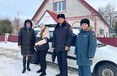 Осуществлён профилактический рейд межведомственной рабочей группы в с. Чунаки и с. Майское