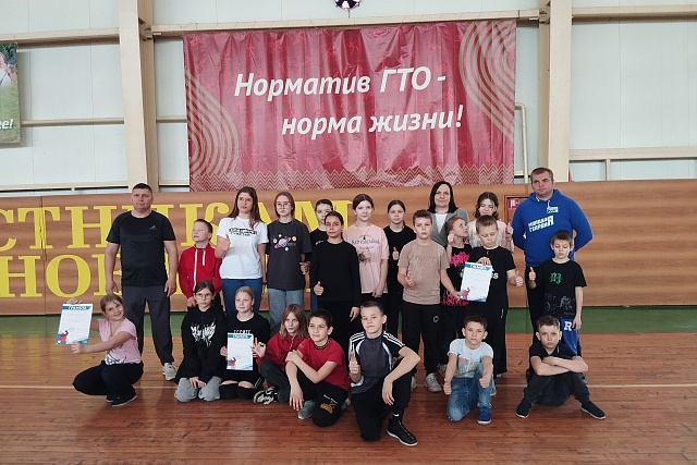 В лагере дневного пребывания "Муравейник" многопрофильного лицея с. Малая Сердоба прошёл "Урок ГТО". 