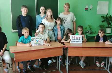 Спортивно-познавательная программа «Веселее жить, если со спортом дружить» проведена Чунаковской библиотекой