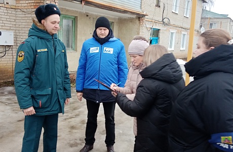 На территории района проходят  профилактические рейды  по пожарной безопасности 