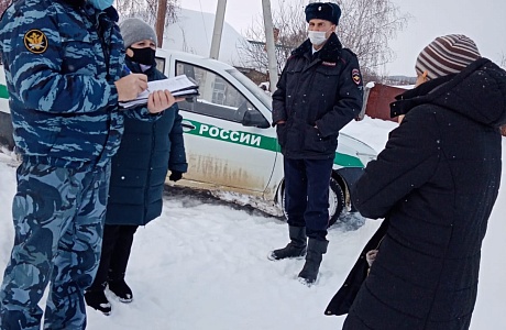 Рейд межведомственной рабочей группы по профилактике правонарушений по осужденным гражданам