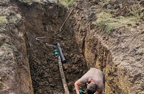 В селе Малая Сердоба начался ремонт  сетей водоснабжения