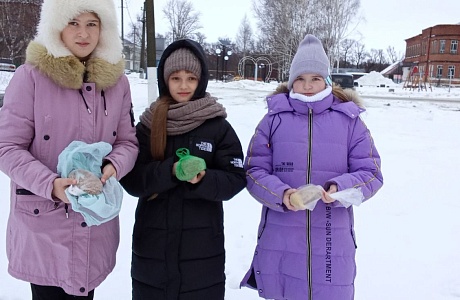Зимнее меню для птиц