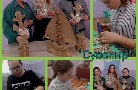 Мастер-класс в рамках проекта "Рукотворные шедевры" приуроченного к Году семьи