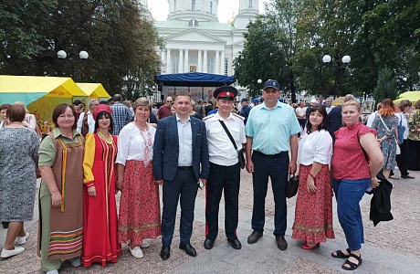 Делегация Малосердобинского района приняла участие  в фестивале православной культуры Пензенской области «Спас»