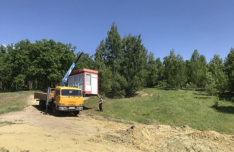 Установлен спасательный пост на берегу пруда на овраге Безымянный («Березки-отрядный») Установлен спасательный пост на берегу пруда на овраге Безымянный («Березки-отрядный»)