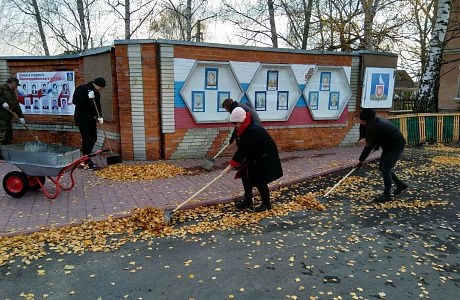 На территории Малосердобинского района продолжаются мероприятия по благоустройству территорий.