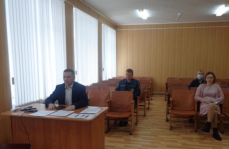 Глава администрации Малосердобинского района Иван Алексеевич Кирюхин принял участие в заседании Комиссии по предупреждению  и ликвидации чрезвычайных ситуаций и обеспечению  пожарной безопасности Пензенской области