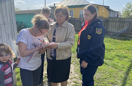 Межведомственная рабочая группа  осуществила  профилактический рейд в с. Малая Сердоба. 