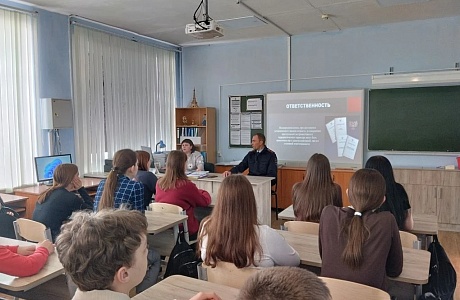 В общеобразовательных организациях  района проходят встречи по профилактике правонарушений среди несовершеннолетних.