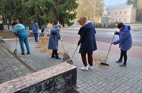На территории Малосердобинского района состоялся субботник На территории Малосердобинского района состоялся субботник