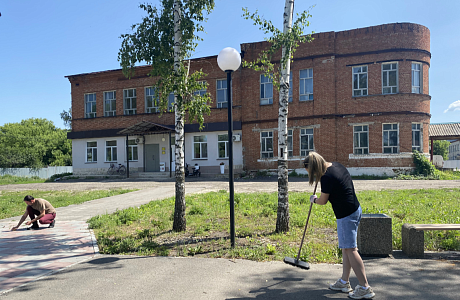 В рамках месячника благоустройства коллектив Детской школы искусств Малосердобинского района принял активное участие.