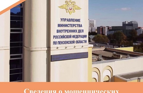 Сведения о мошеннических преступлениях в Пензенской области за 4 месяца 2024 года