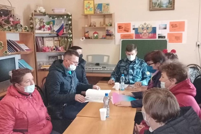 В селе Саполга состоялось заседание Совета общественности Малосердобинского сельсовета