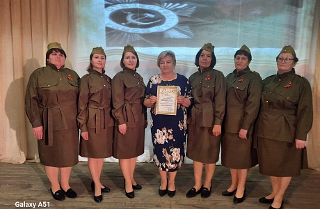 МБУК «Липовский КДЦ»риняли участие в районном фестивале военной - патриотической песни «Песни войны, песни  Победы»